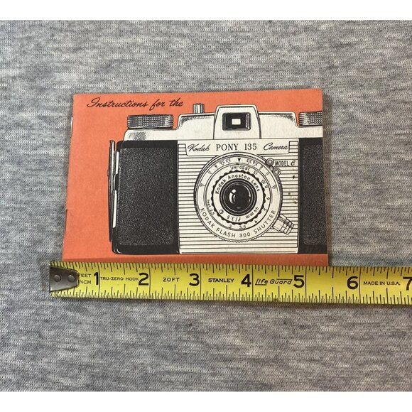 Kodak Pony 135 Manual Camera Instruction Book Paperback  1955 - Picture 5 of 6